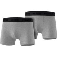 ERIMA Herren Unterhose 2er pack boxershorts, Größe L in Grau