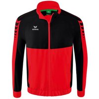 ERIMA Kinder Jacke SIX WINGS presentation jacket, Größe 140 in Rot