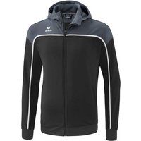 ERIMA Kinder Kapuzensweat CHANGE training jacket with hood, Größe 164 in Schwarz