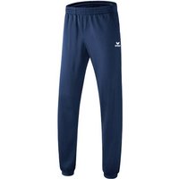 ERIMA Kinder Polyester Trainingshose mit Bündchen, Größe 164 in Blau