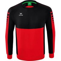 ERIMA Kinder Sweatshirt SIX WINGS sweatshirt, Größe 116 in Rot