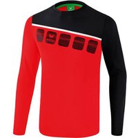ERIMA Longsleeve 5-C, Größe S in Rot
