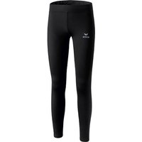 ERIMA Running - Textil - Hosen lang Performance Winterlaufhose Damen, Größe 42 in Schwarz