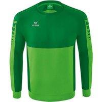 ERIMA Six Wings Sweatshirt, Größe 128 in Grün