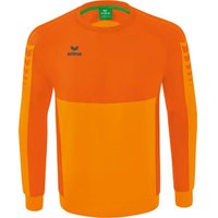 ERIMA Six Wings Sweatshirt, Größe 116 in Orange