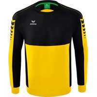 ERIMA Six Wings Sweatshirt, Größe 128 in Gold