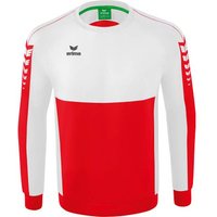ERIMA Six Wings Sweatshirt, Größe S in Rot