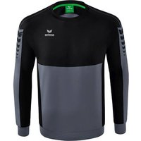 ERIMA Six Wings Sweatshirt, Größe 116 in Schwarz