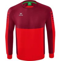 ERIMA Six Wings Sweatshirt, Größe 152 in Rot
