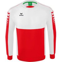 ERIMA Six Wings Sweatshirt, Größe 152 in Rot