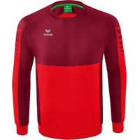 ERIMA Six Wings Sweatshirt, Größe XXL in Rot