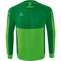 ERIMA Six Wings Sweatshirt, Größe 3XL in Grün