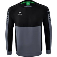ERIMA Six Wings Sweatshirt, Größe 3XL in Schwarz