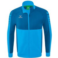ERIMA Six Wings Worker Jacke, Größe L in Blau