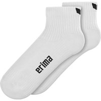 ERIMA Erima Unisex Socken PERFORMANCE socks 2pack, Größe 35-38 in Weiß