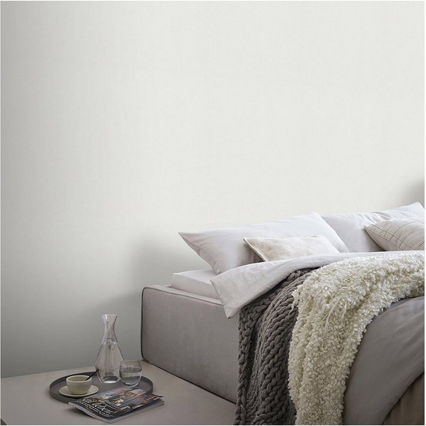 Erismann Vliestapete Uni Textil Struktur Modern Weiß Glitzer Effekt 10473-01