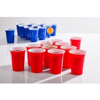 ERNESTO® Beer Pong, wiederverwendbar, mit praktischen Markierungen