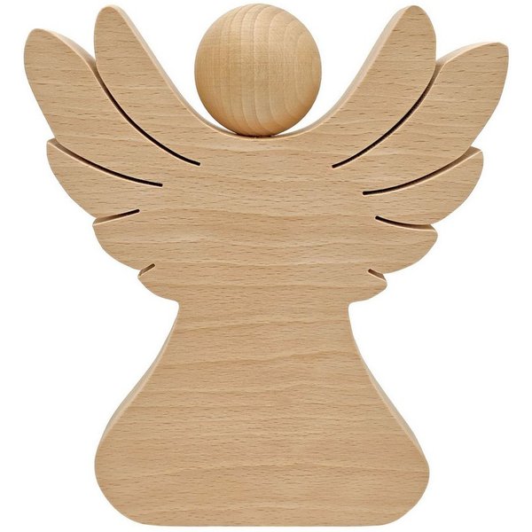 ERST-HOLZ Dekoobjekt Engel Holzengel Schutzengel Taufe Geschenk
