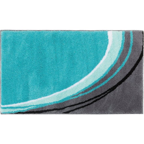 Erwin Müller Badematte Badematte "Mykonos", Höhe 20 mm, eckig, Grafik/gemustert