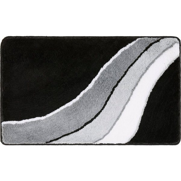 Erwin Müller Badematte Badematte "Veria", Höhe 27 mm, eckig, Streifen/Grafik/gemustert