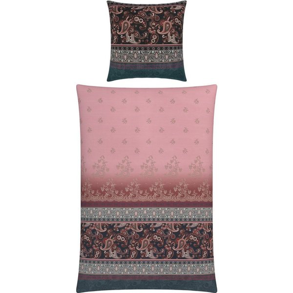 Erwin Müller Bettwäsche Bettwäsche, Mako-Satin, Mako-Satin Paisley/Ranke