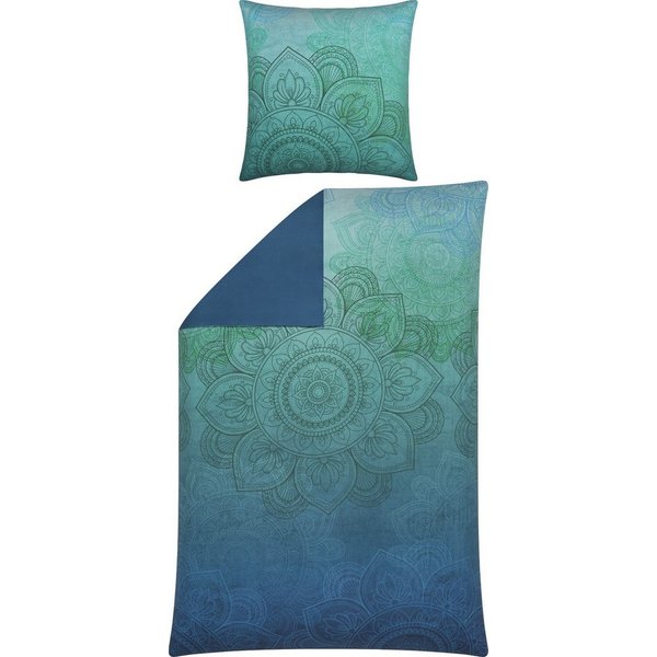 Erwin Müller Bettwäsche Wendebettwäsche, Mako-Satin, Mako-Satin Paisley/Ornamente