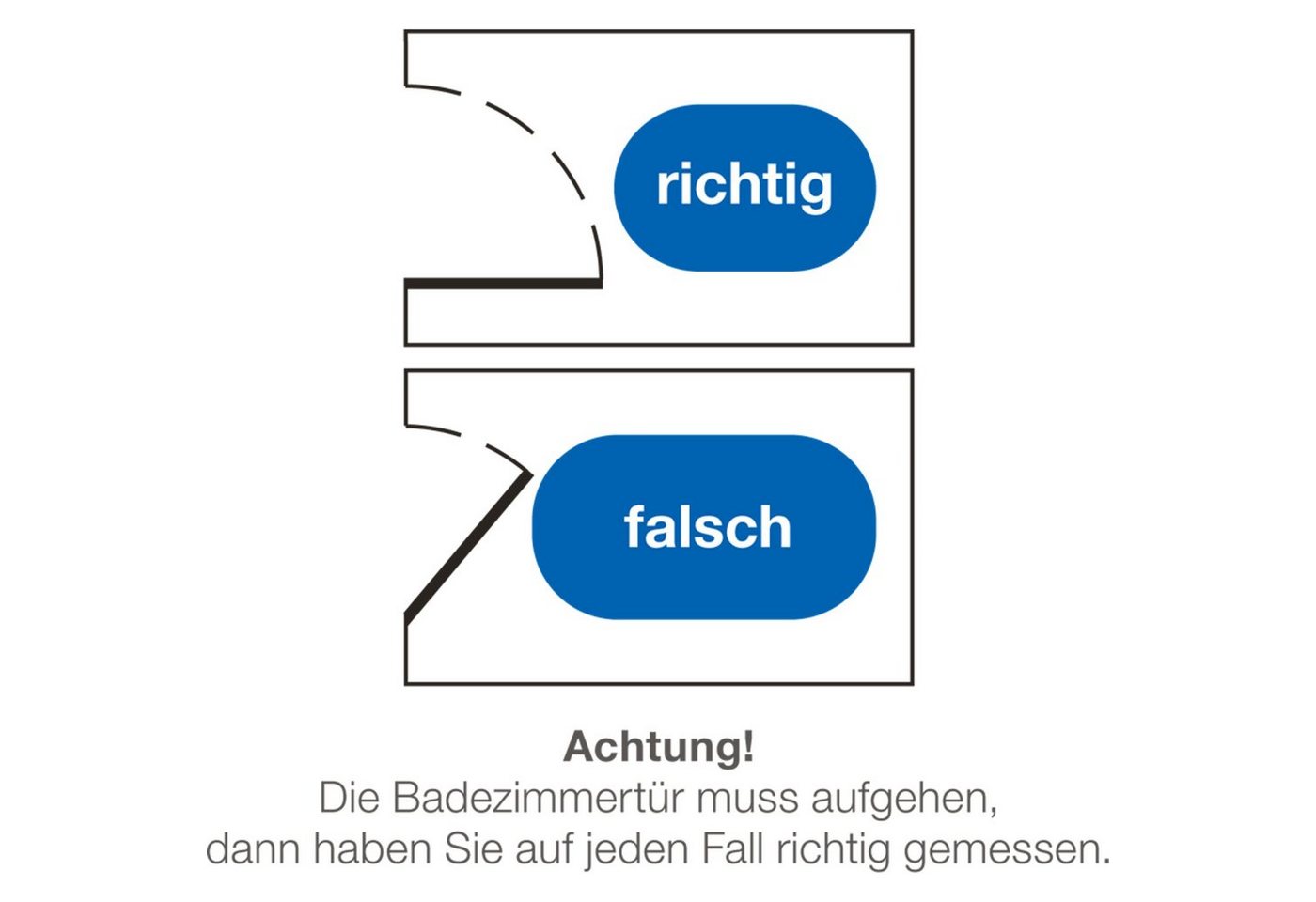 Erwin Müller Duschmatte Duschvorlage "Stuttgart" halbrund, Höhe 15 mm, Uni – Bild 5 von 5