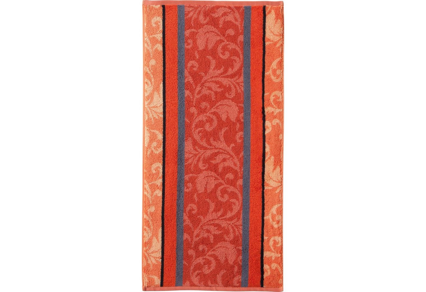 Erwin Müller Duschtuch Duschtuch "Ludwigsburg" 2er-Pack, Jacquard, Walk-Frottier Karo/Ornamente – Bild 2 von 5