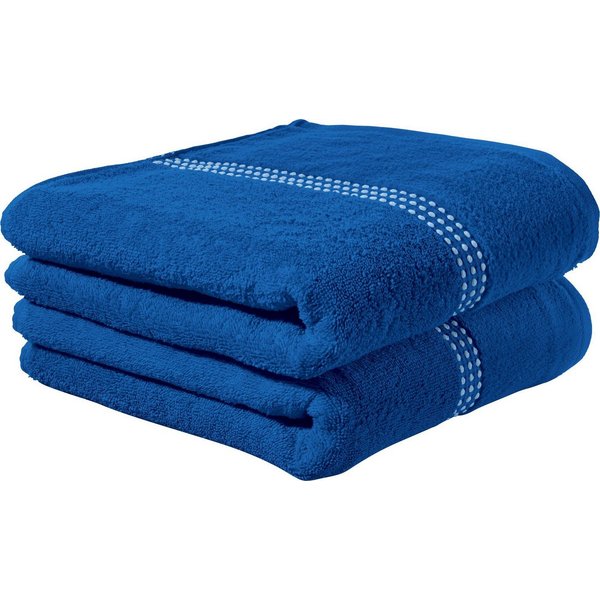 Erwin Müller Duschtuch Duschtuch "Mannheim" 2er-Pack, Velours-Frottier, Walk-Frottier Uni