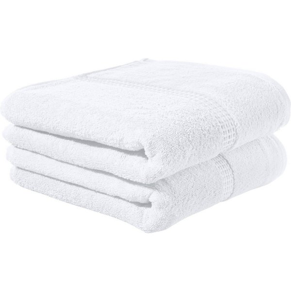 Erwin Müller Duschtuch Duschtuch "Mannheim" 2er-Pack, Velours-Frottier, Walk-Frottier Uni