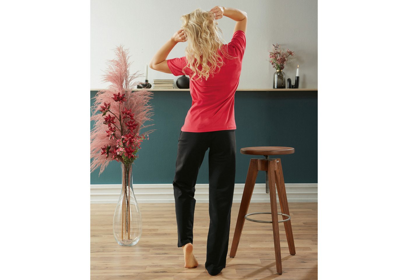 Erwin Müller Freizeitanzug Damen-Freizeithose, lang 2er-Pack, Uni – Bild 3 von 5