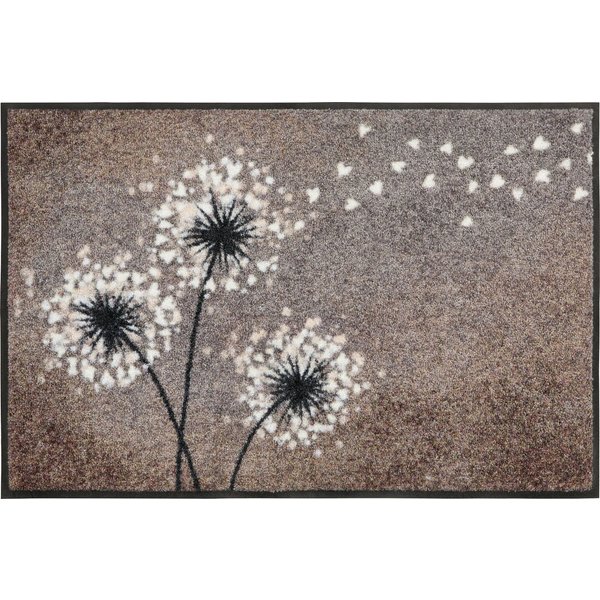 Erwin Müller Fußmatte Fußmatte "Pusteblume", eckig, Höhe: 7 mm, gemustert