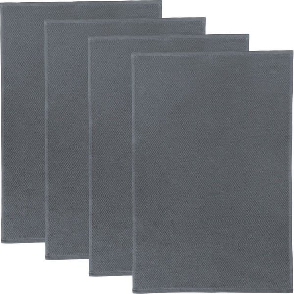 Erwin Müller Geschirrtuch Frottier-Geschirrtuch 4er-Pack, Baumwolle Uni