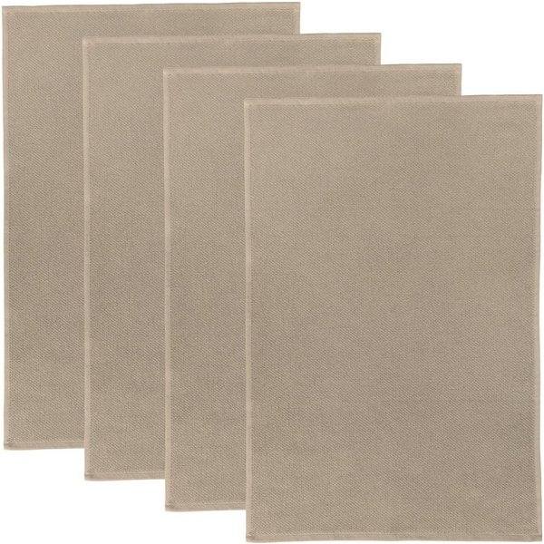 Erwin Müller Geschirrtuch Frottier-Geschirrtuch 4er-Pack, Baumwolle Uni
