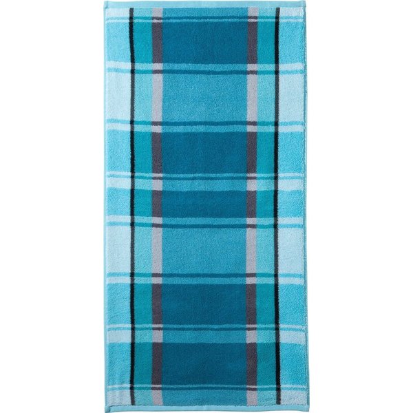 Erwin Müller Handtuch Handtuch "Ludwigsburg" 4er-Pack, Jacquard, Walk-Frottier Uni/Karo/Ornamente