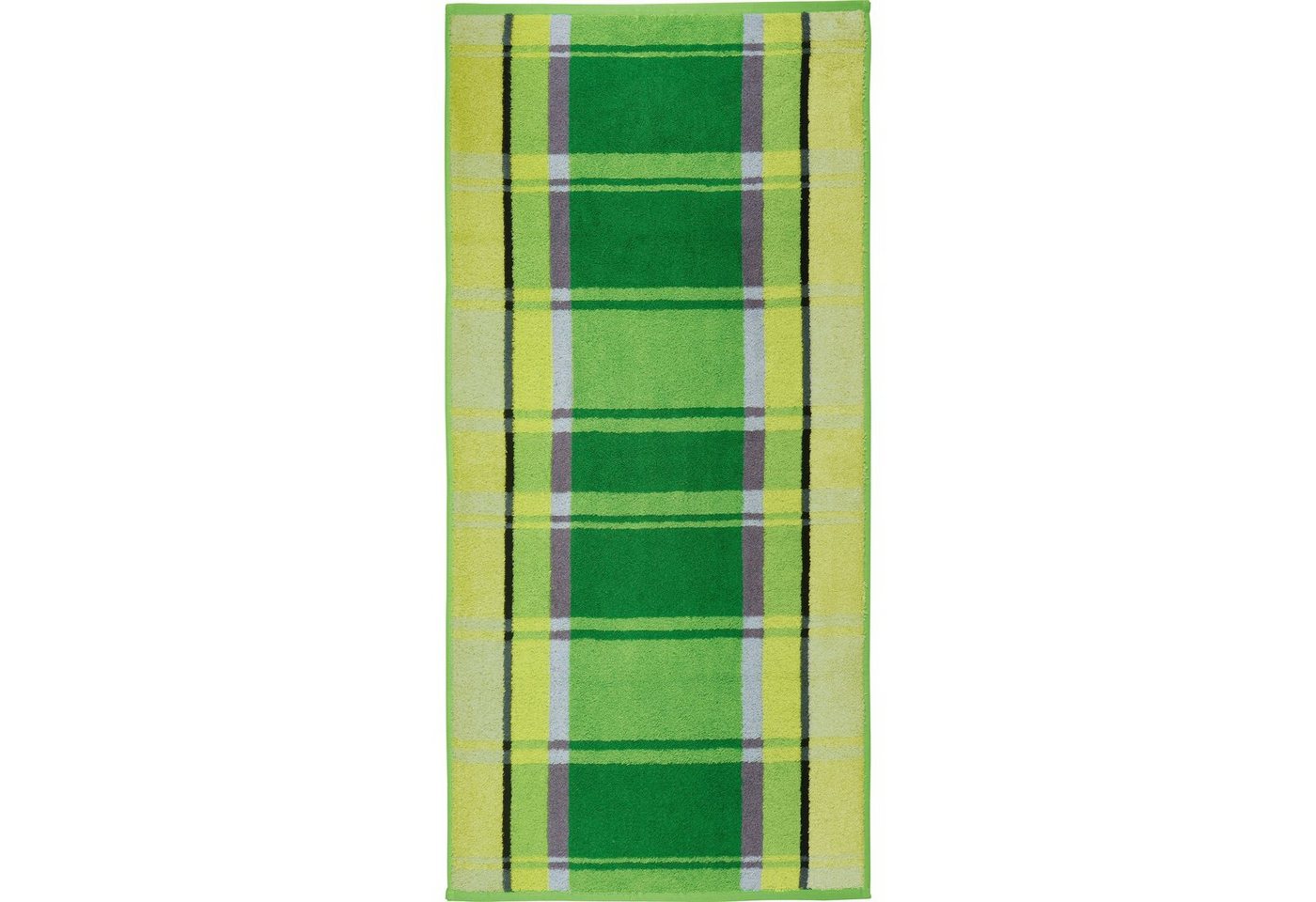 Erwin Müller Handtuch Handtuch "Ludwigsburg" 4er-Pack, Jacquard, Walk-Frottier Uni/Karo/Ornamente – Bild 2 von 5