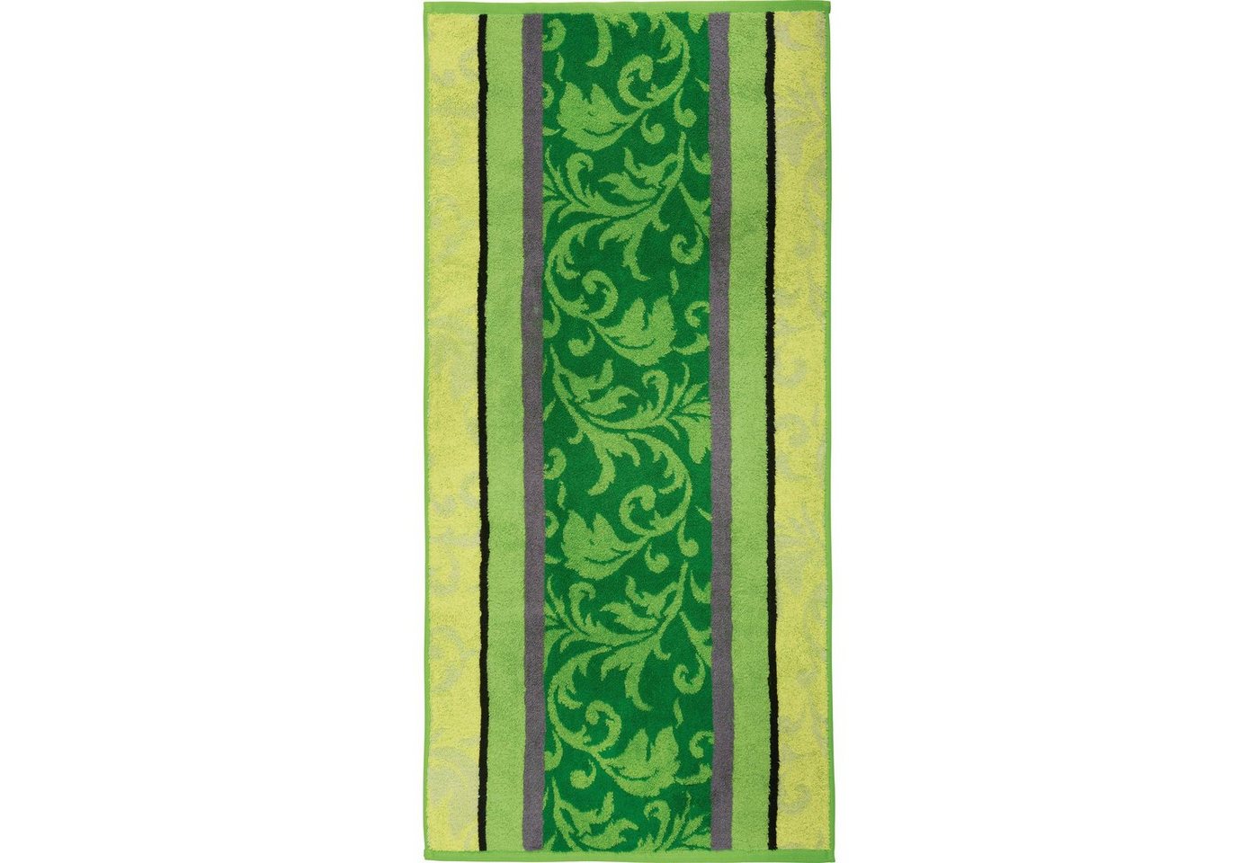 Erwin Müller Handtuch Handtuch "Ludwigsburg" 4er-Pack, Jacquard, Walk-Frottier Uni/Karo/Ornamente – Bild 4 von 5