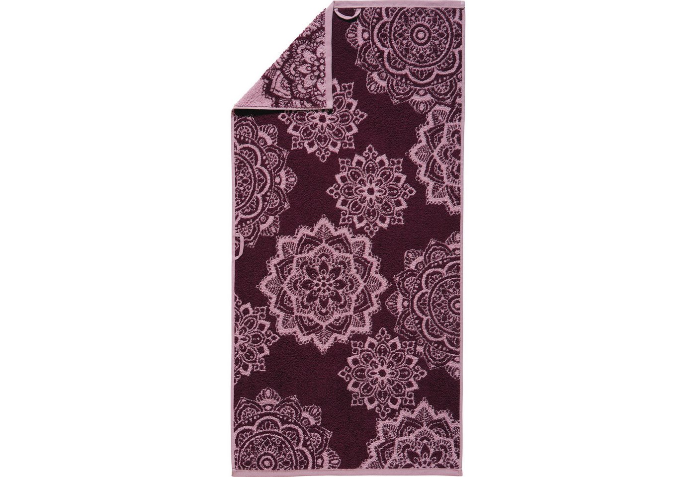 Erwin Müller Handtuch Handtuch "Mandala" 2er-Pack, Frottier/Jacquard, Walk-Frottier Motiv – Bild 4 von 5