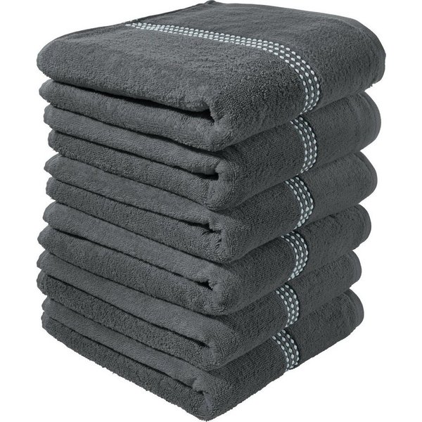 Erwin Müller Handtuch Handtuch "Mannheim" 6er-Pack, Frottier/Velours-Frottier, Walk-Frottier Uni