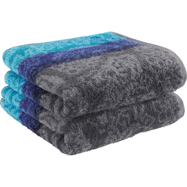 Erwin Müller Handtuch Handtuch "Paisley" 2er-Pack, Frottier/Jacquard, Walk-Frottier Paisley/Ornamente