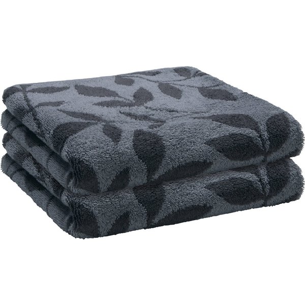 Erwin Müller Handtuch Set Handtuch "Kronau" 2er-Pack, Frottier/Jacquard, Walk-Frottier gemustert