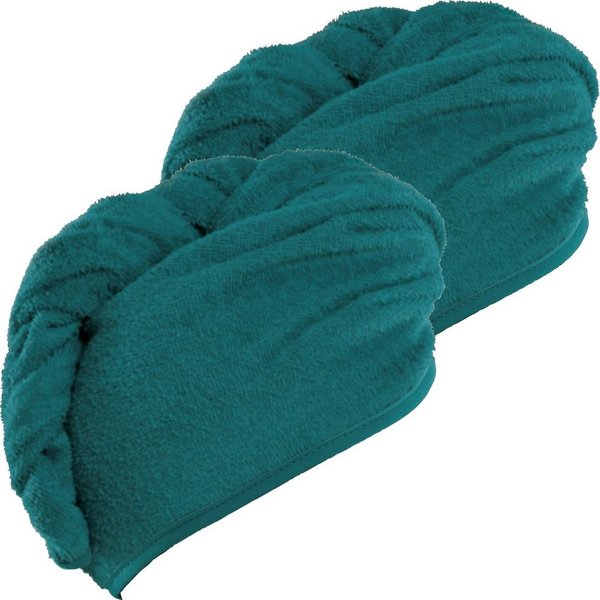 Erwin Müller Handtuch Turban 2er-Pack, Frottier, Microfaser Uni
