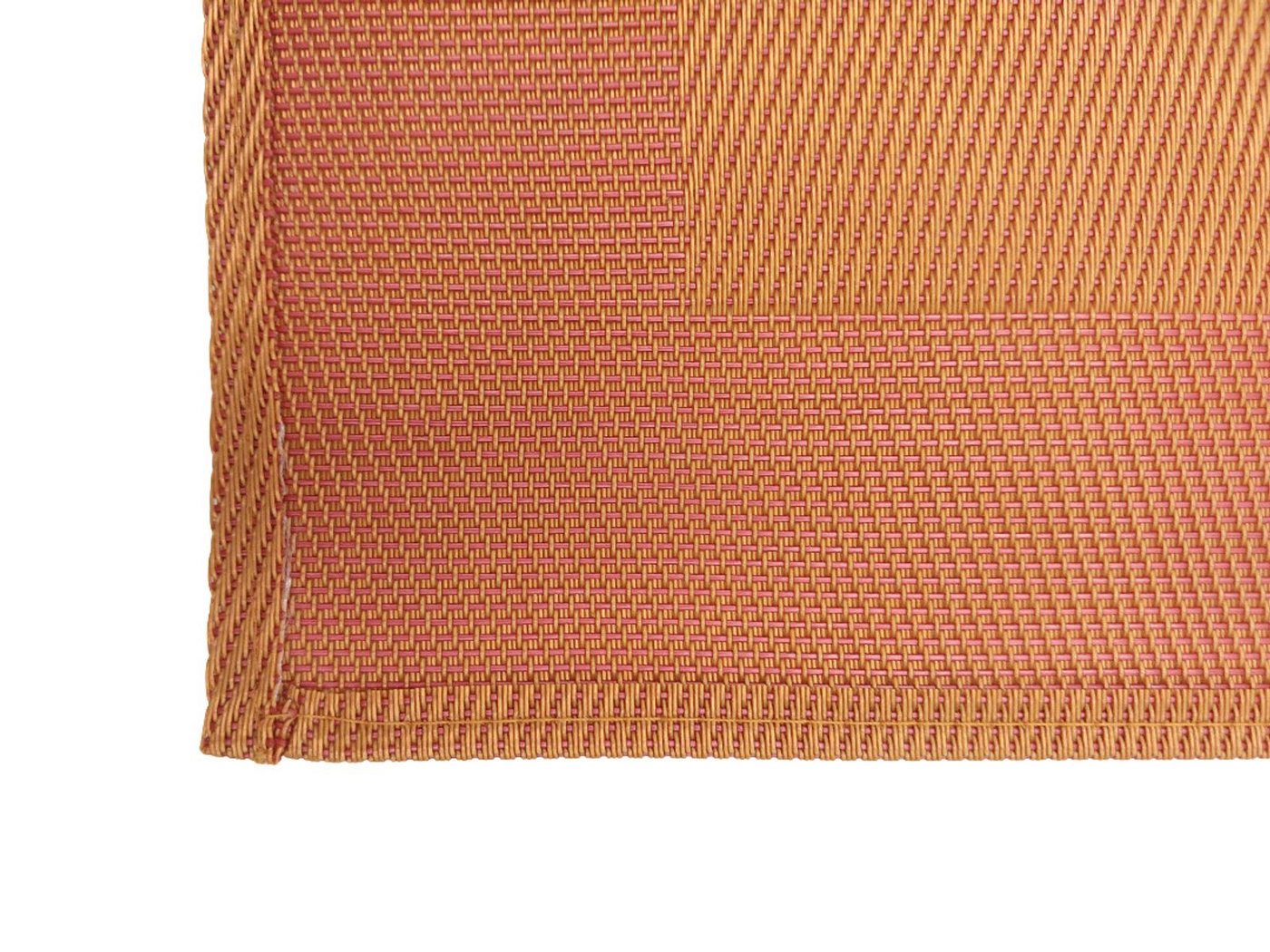 Erwin Müller Platzset Platzdeckchen Tischset orange PVC 32,5x45cm Platzmatte Tischmatte – Bild 3 von 5