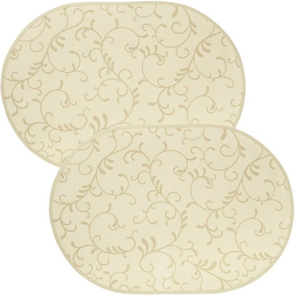 Erwin Müller Platzset Tischset "Essen" 2er-Pack, abwaschbar Ranke