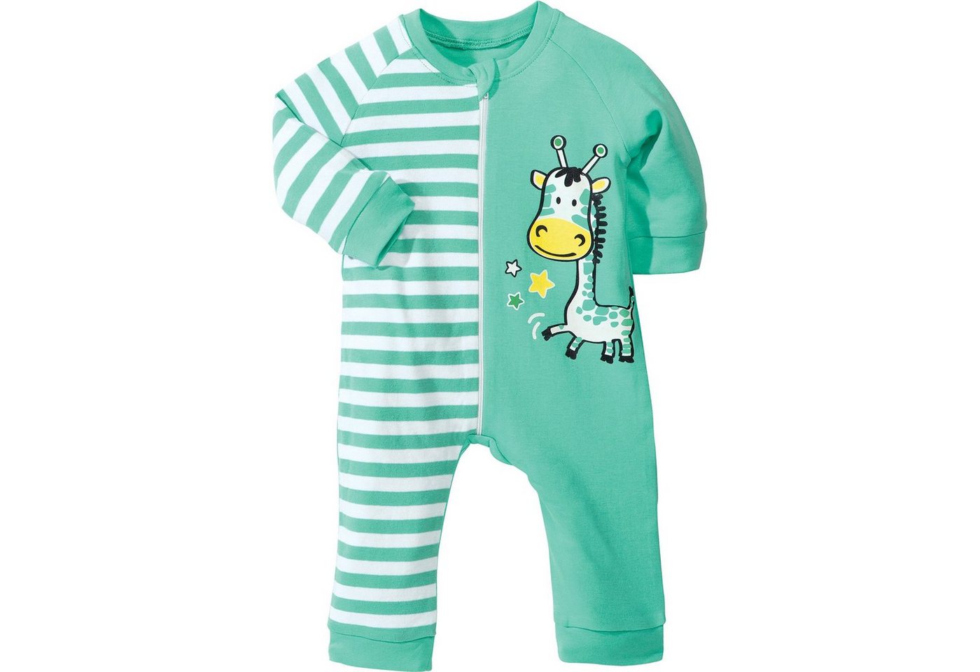 Erwin Müller Pyjama Baby-Schlafanzug 2er-Pack Interlock-Jersey Streifen – Bild 4 von 5