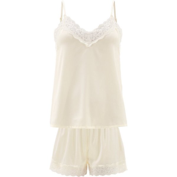Erwin Müller Pyjama Damen-Shorty Satin Uni