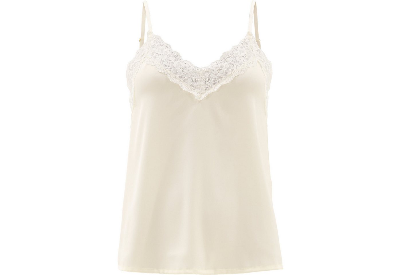 Erwin Müller Pyjama Damen-Shorty Satin Uni – Bild 2 von 5