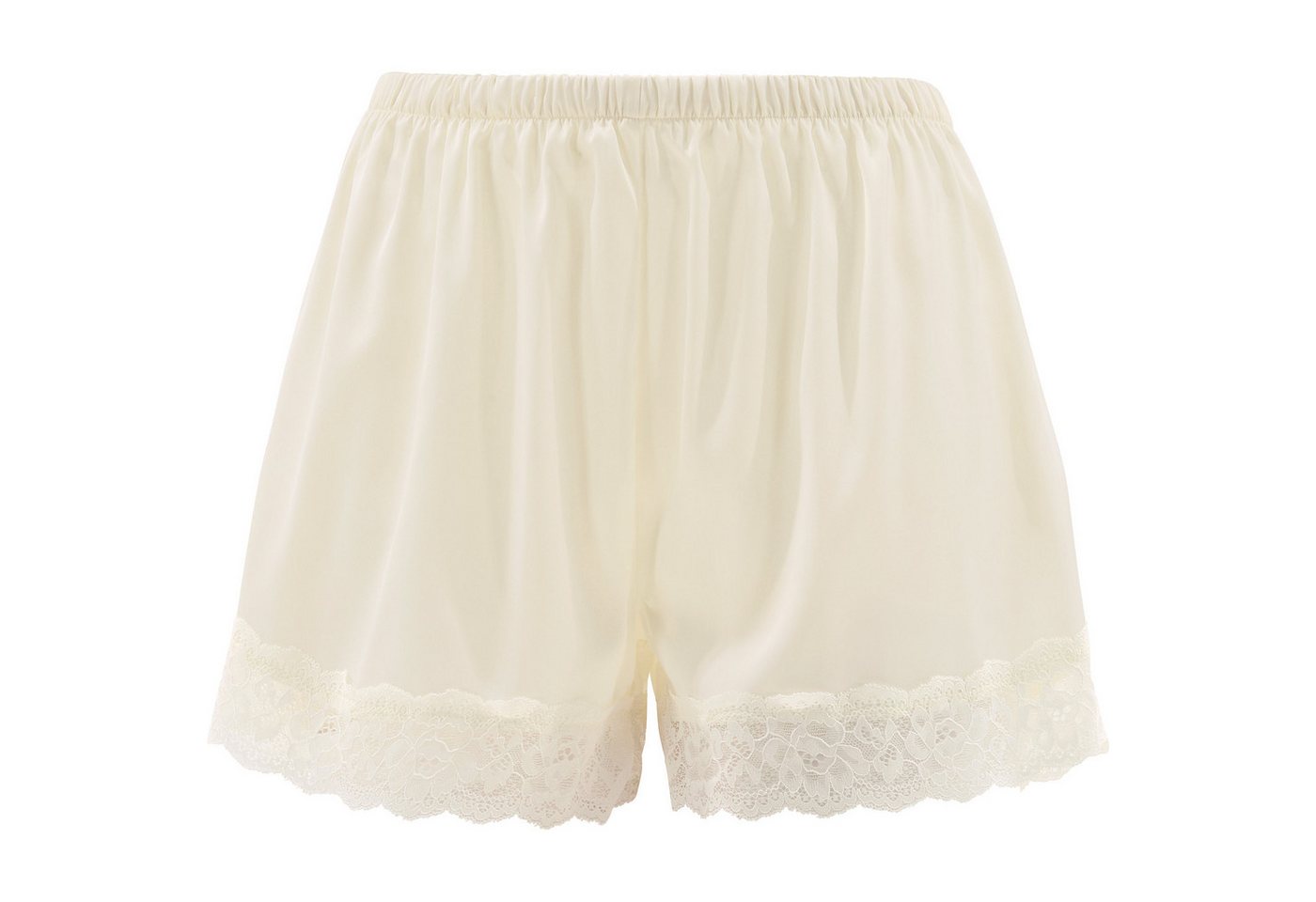 Erwin Müller Pyjama Damen-Shorty Satin Uni – Bild 3 von 5