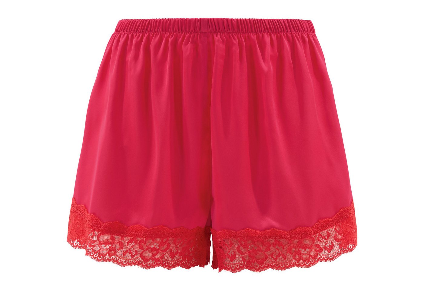 Erwin Müller Pyjama Damen-Shorty Satin Uni – Bild 3 von 5