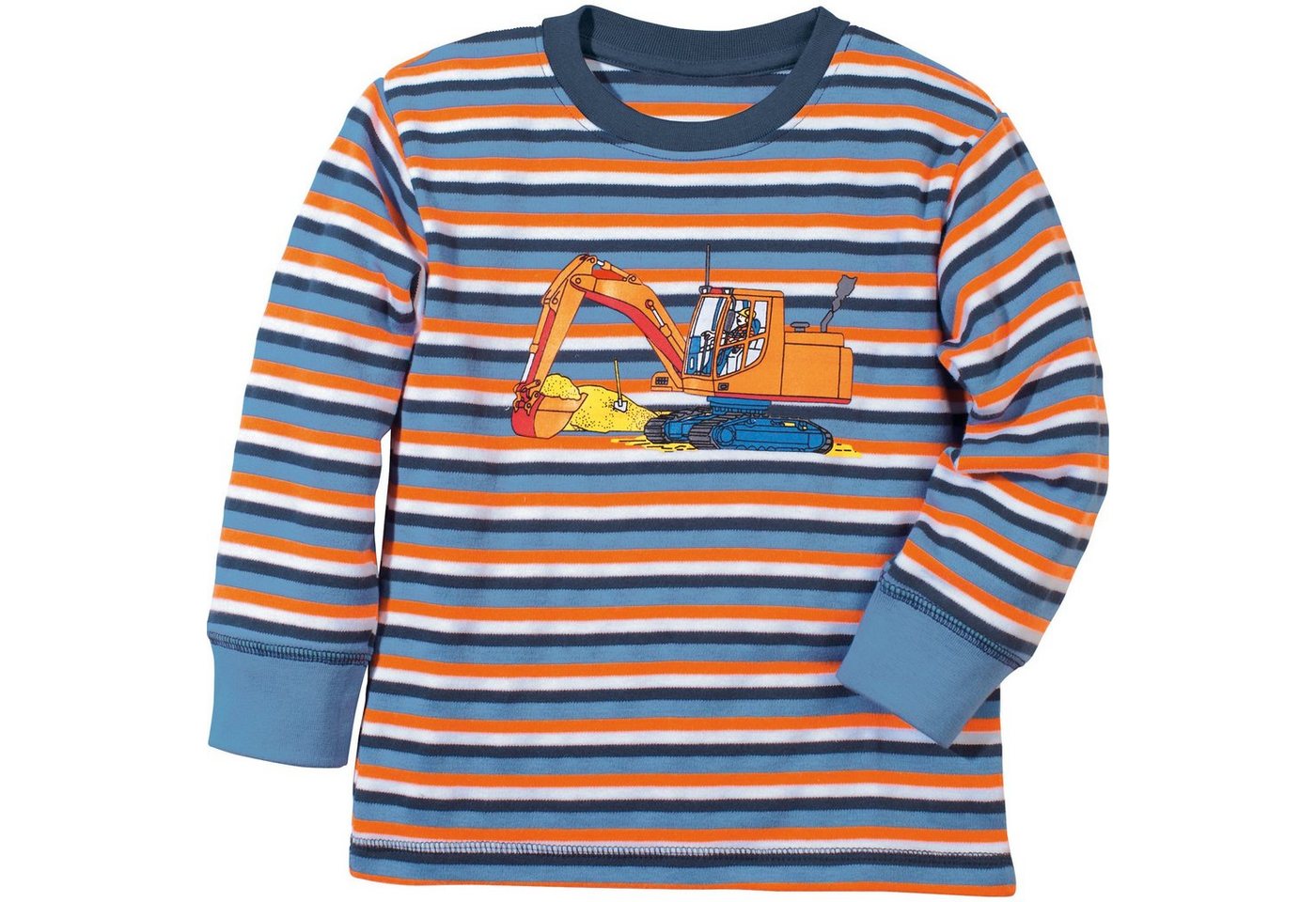 Erwin Müller Pyjama Kinder-Schlafanzug 2er-Pack Interlock-Jersey Streifen – Bild 4 von 5